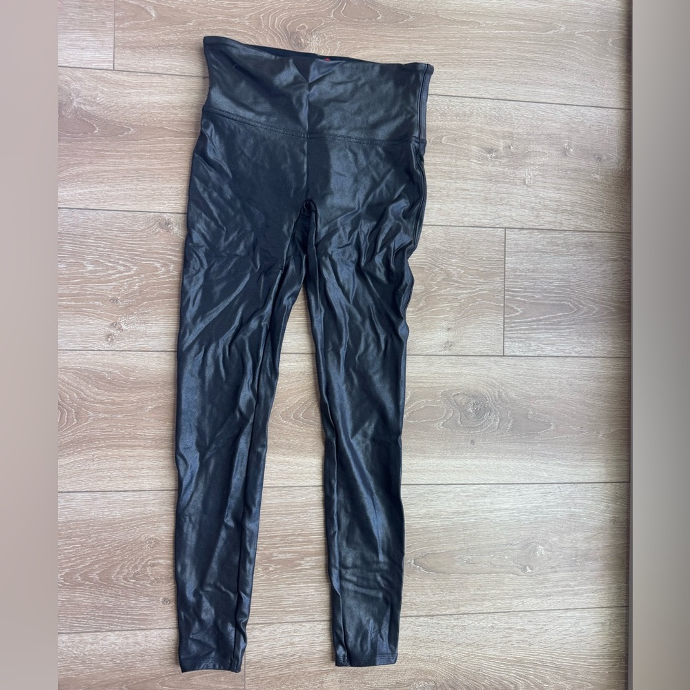 Spanx leather leggings